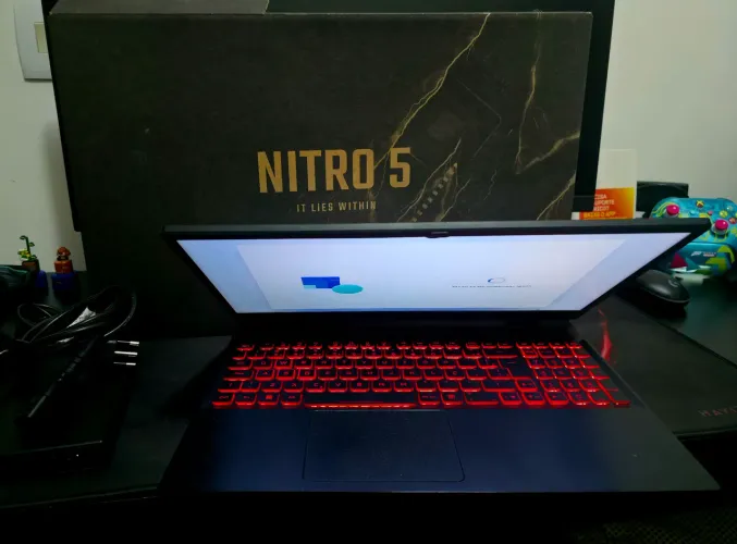 Notebook Acer Nitro 5 RTX 3050 (aceito vídeo game na troca)