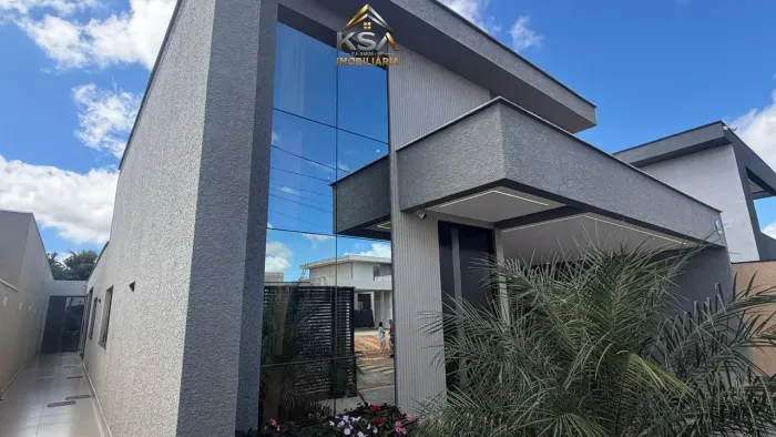 Casa Moderna 3 qts 2 suítes Aconchegante na Ponte Alta Norte Condomínio Formado