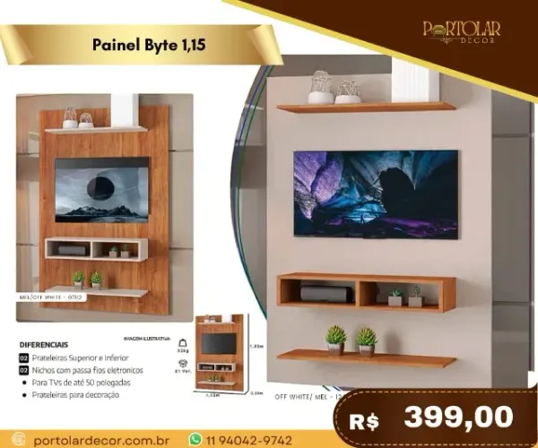 Painel Byte 1,15, a pronta entrega