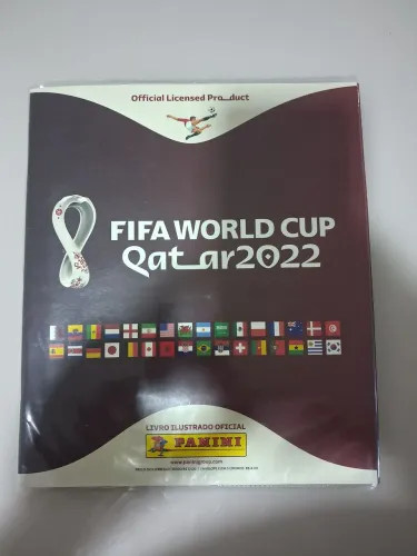 Álbum copa do mundo 2022 completo capa brochura