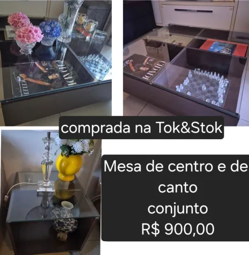 Mesa de centro e de canto