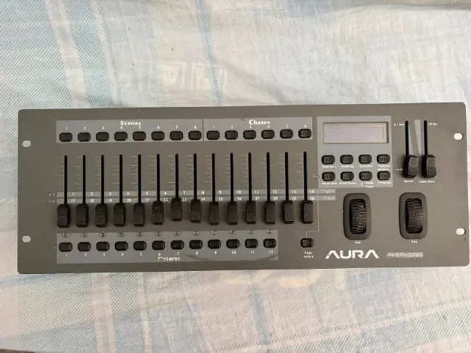 Mesa Controladora DMX 384 Canais Aura AT-DMX384DC Iluminação - Liga (No Estado)