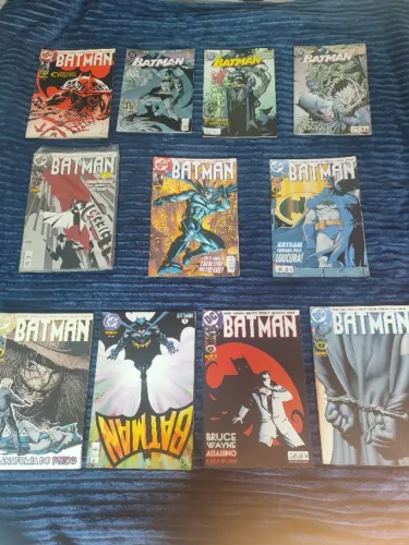 Coleçao quadrinhos Revistas HQ Batman DC Comics Panini primeira série Número 1 ao 11. 