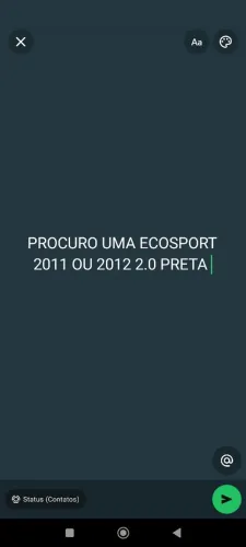 Procura uma Ecosport 2011 ou 2012 2.0 preta