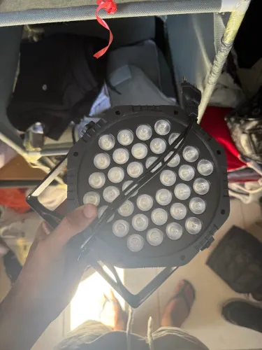 Led colorido para eventos