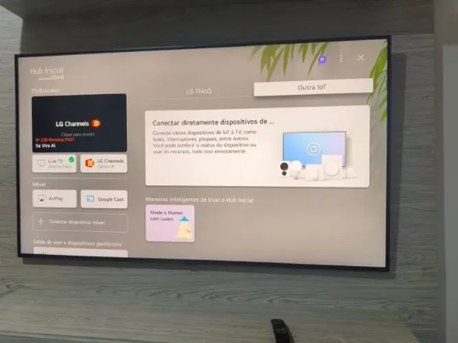 Smart TV LG QNED AI 4K QNED80 de 65 polegadas 2025