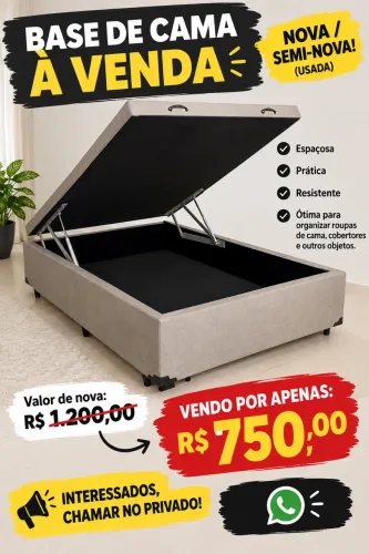 Base pra cama box.