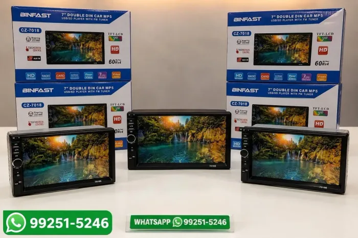Multimídia Double Din 7 polegadas