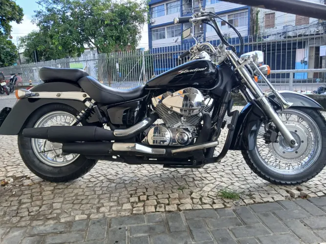 Moto shadow 750 preta injeção 2009