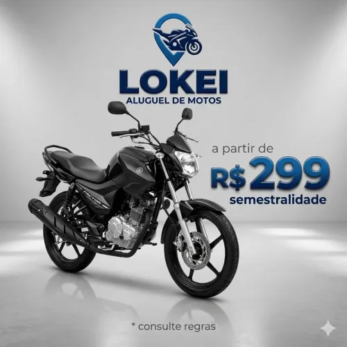 Aluguel de motos Yamaha Factor 150