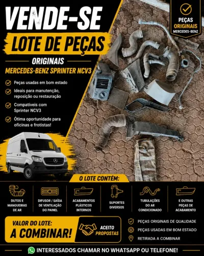 Acabamento Peças de reposição de Van