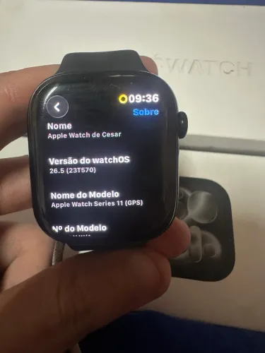 Apple watch série 11 GPS 1 mês e meio de uso