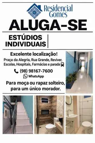 Alugo Studio no centro, whatsapp *00