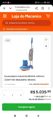 Bralimp enceradeira industrial