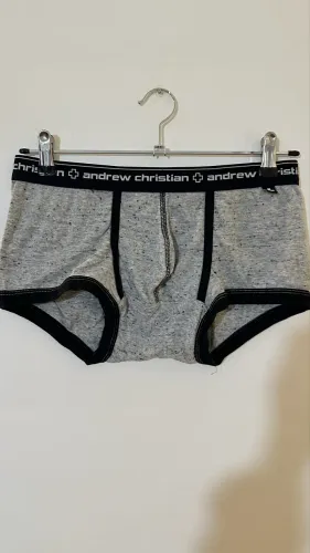 Cueca masculina box algodão mescla Andrew Christian original tamanho M