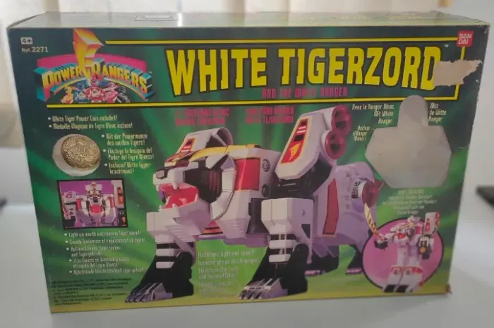 Bandai Power Rangers White Tigerzord