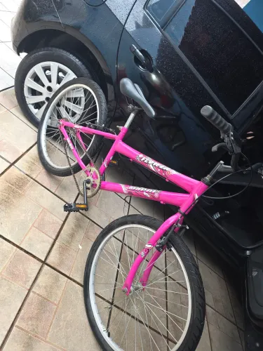 Bicicleta nova aro 24 rosa 