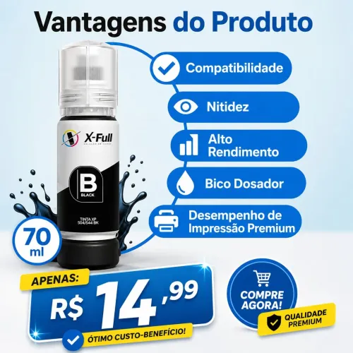 Tinta para impressoras compatíveis XFULL