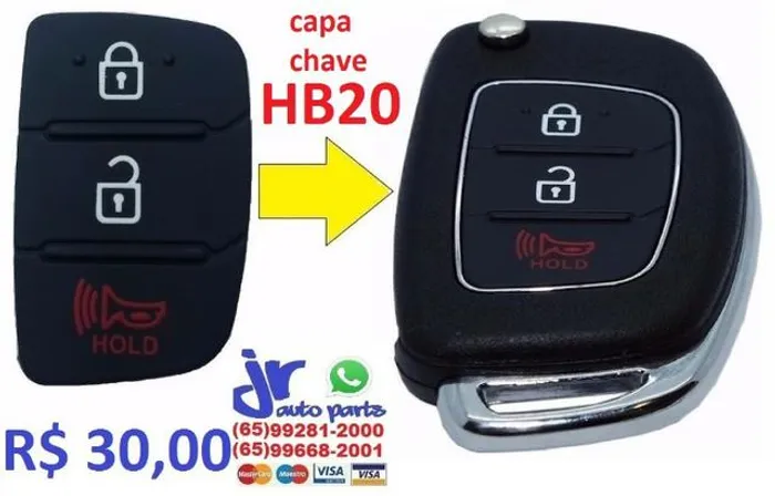 Capa chave canivete HB20