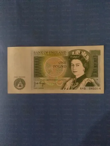 NOTA 1 LIBRA INGLATERRA
