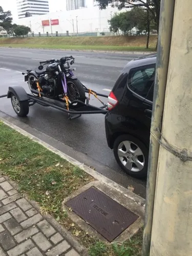 Transporte e reboque para sua Moto, Bikes e Scooter Elétricas.