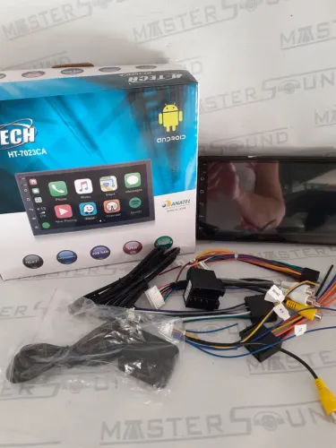 Multimídia. H-TECH. HT-7023CA. W usb,gps, espelhamento  android Ios, usb,fm, garantia. 