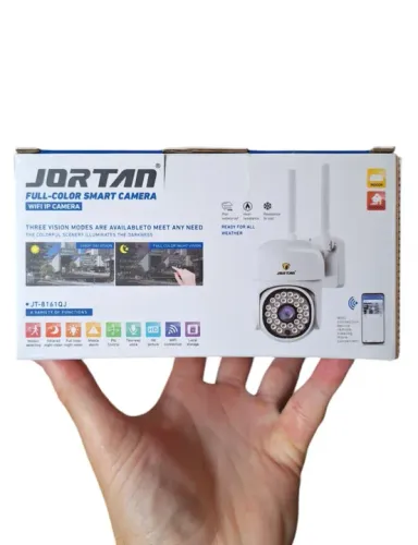 Câmera de Segurança Wi-Fi Full Color JORTAN JT-8161QJ - 1080P