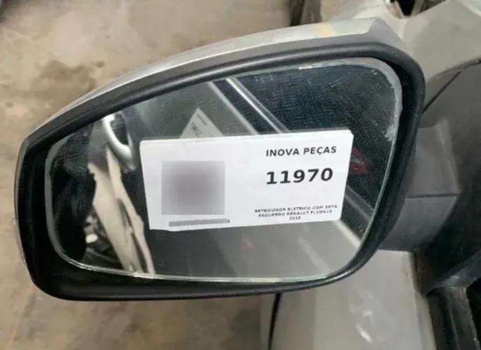 Retrovisor Eletrico Com Seta Esquerdo Renault Fluence  2015