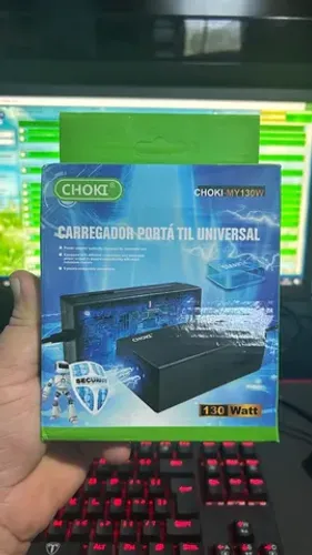 Fonte universal para notebooks monitores e etc