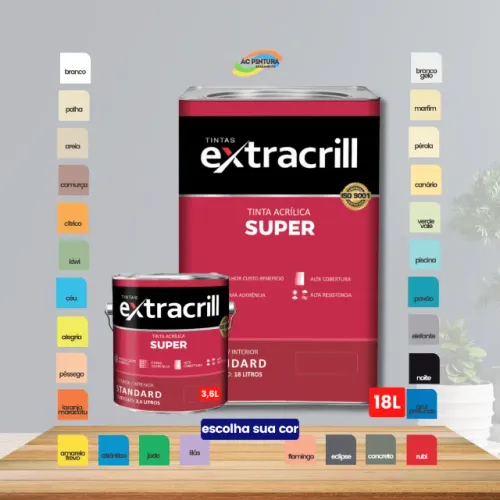 Tinta Acrilica Externo Extracrill Super Lata Galão