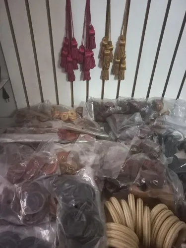 Lote de peças para cortina