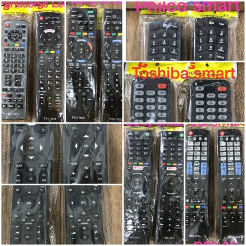 Controle remoto para TV - Diversos modelos