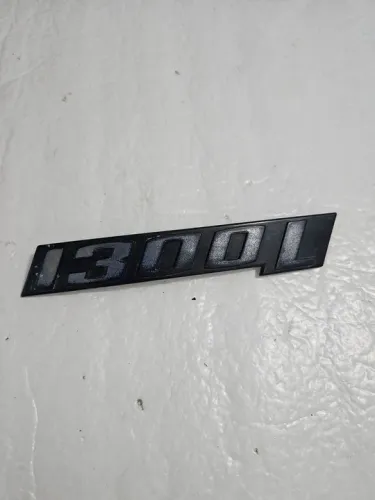 Fusca 1300L emblema tampa traseira original