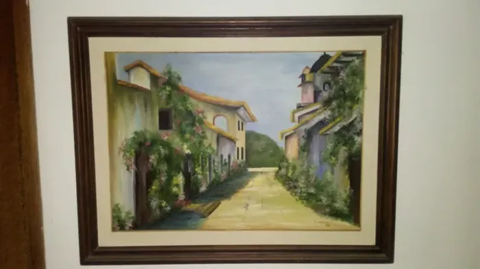 Quadro pintado a mão