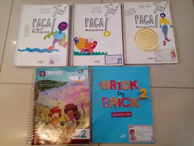 Livros ensino fundamental, 1, 2, 4 e 5 ano FTD Sistem de ensino Modulo 3, educação infanti