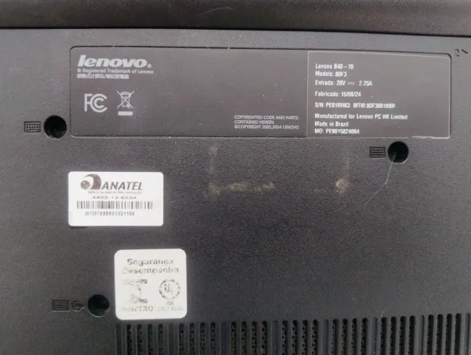 Notebook Lenovo Processador Intel core i3