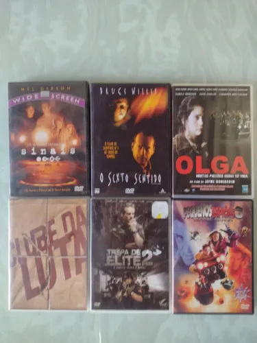 DVD - Filmes Originais - 6 temas VALOR UNITÁRIO