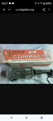 Descongelador infra vermelho anos 1950