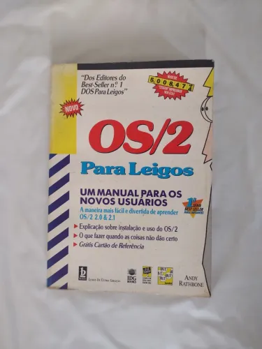Livro OS/2 Para Leigos - editora Berkeley - 308 páginas