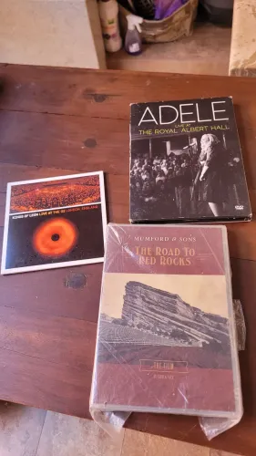 DVDs de Música - Adele, Mumford & Sons e Kings of Leon