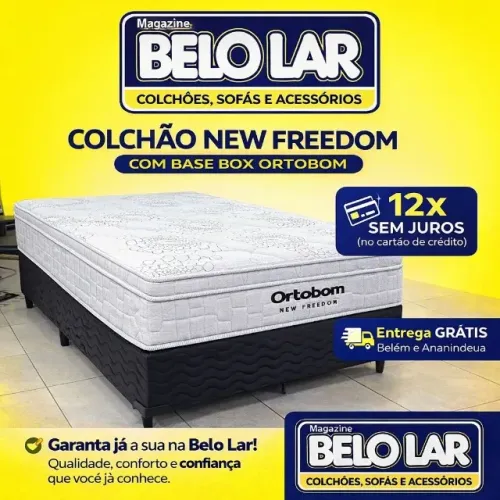 Colchão ortobom e na belo lar