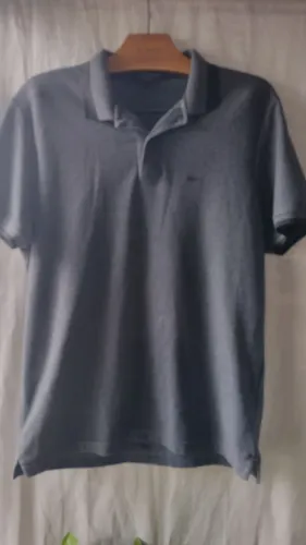 Camisa polo masculina manga curta 