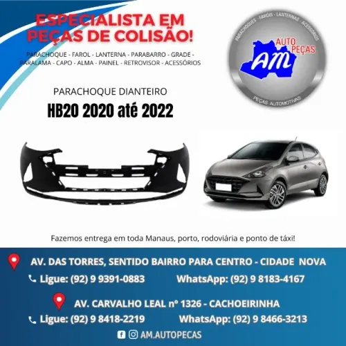 PARACHOQUE HB20 2020/2022
