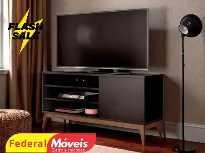 Rack de TV de Até 43" ALL BLACK MEGA OFERTA