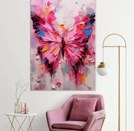 Quadro de tela - borboleta 