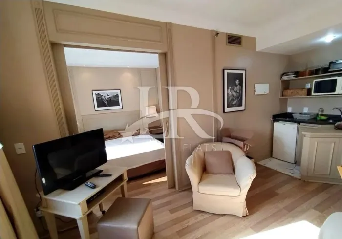 LR Flats apartamentos e Studios - Flat de 31m² mobiliado disponível para locação na Vila O