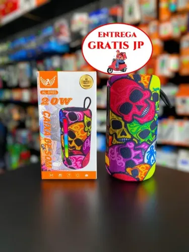 CAIXA DE SOM RGB ESTAMPA CAVEIRA ALTOMEX AL-8985
