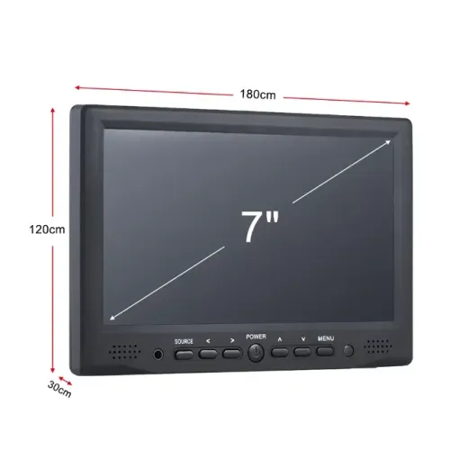 Monitor 720p, monitor de campo de alta definição 7?