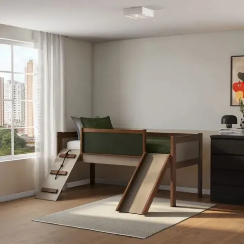 Cama com escorregador Tok&Stok 