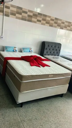 Cama Box Casal Ultra Luxo - Ganhe travesseiros 